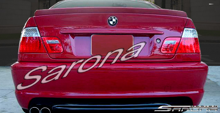 Custom BMW 3 Series Trunk Wing  Coupe & Sedan (1999 - 2005) - $215.00 (Manufacturer Sarona, Part #BM-037-TW)
